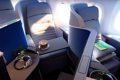 Показано роскошное убранство люксовых кабин для пассажиров самолета - «Путешествия»